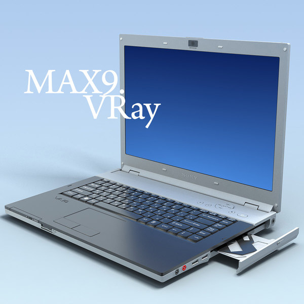 notebook sony vaio vgn-fz11sr 3d model - Notebook SONY Vaio VGN-FZ11SR MF... by 3DLocker
